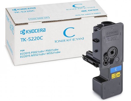 TK-5220C (1T02R9CNL1) оригинальный картридж Kyocera для принтера Kyocera EcoSys P5021cdn/ cdw, M5521cdn/ cdw cyan, 1200 страниц TK-5220C (1T02R9CNL1) оригинальный картридж Kyocera для принтера Kyocera EcoSys P5021cdn/ cdw, M5521cdn/ cdw cyan, 1200 страниц