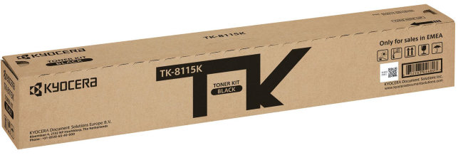 TK-8115K (1T02P30NL0) оригинальный картридж Kyocera для принтера Kyocera Ecosys M8124cidn/ M8130cidn, black, 12000 страниц TK-8115K (1T02P30NL0) оригинальный картридж Kyocera для принтера Kyocera Ecosys M8124cidn/ M8130cidn, black, 12000 страниц