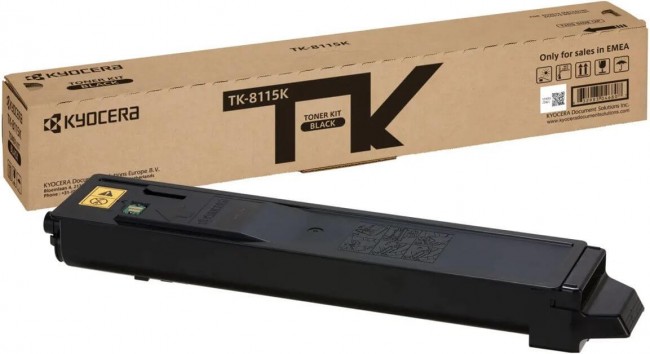 TK-8115K (1T02P30NL0) оригинальный картридж Kyocera для принтера Kyocera  Ecosys M8124cidn/ M8130cidn, black, 12000 страниц