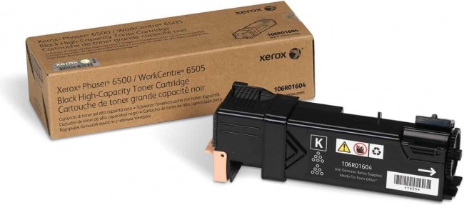 Картридж Xerox 106R01604 для Xerox Phaser 6500/ WorkCentre 6505 Black, оригинальный (3 000 стр.) Картридж Xerox 106R01604 для Xerox Phaser 6500/ WorkCentre 6505 Black, оригинальный (3 000 стр.)