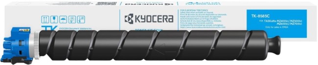 Картридж Kyocera TK-8585C (1T0C2JCNL0) Cyan оригинальный для Kyocera TASKalfa MZ4001ci, голубой, 20000 страниц