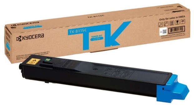 TK-8115C (1T02P3CNL0) оригинальный картридж Kyocera для принтера Kyocera Ecosys M8124cidn/ M8130cidn, cyan, 6000 страниц