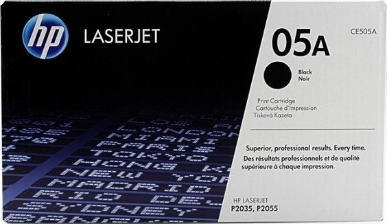 CE505A (05A) оригинальный картридж HP для принтера HP LaserJet P2033/ P2034/ P2035/ P2036/ P2037/ P2053/ P2054/ P2055/ P2056/ P2057d black, 2300 страниц CE505A (05A) оригинальный картридж HP для принтера HP LaserJet P2033/ P2034/ P2035/ P2036/ P2037/ P2053/ P2054/ P2055/ P2056/ P2057d black, 2300 страниц