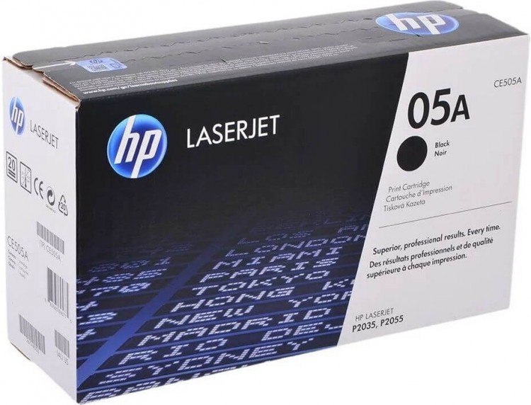Купить CE505A (05A) оригинальный картридж HP для принтера HP LaserJet ...