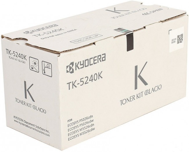 TK-5240K (1T02R70NL0) оригинальный картридж Kyocera для принтера Kyocera P5026cdn/cdw M5526cdn/cdw black 4000, страниц TK-5240K (1T02R70NL0) оригинальный картридж Kyocera для принтера Kyocera P5026cdn/cdw M5526cdn/cdw black 4000, страниц