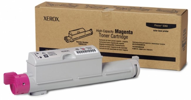 Картридж XEROX PHASER 6360 (106R01219) пурпурный 12k оригинальный Картридж XEROX PHASER 6360 (106R01219) пурпурный 12k оригинальный