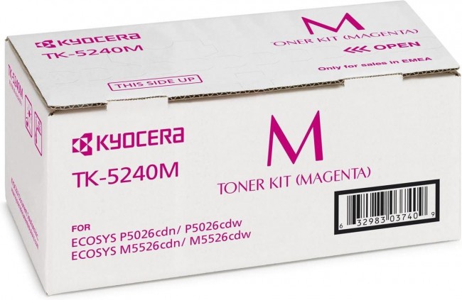 TK-5240M  (1T02R7BNL0) оригинальный картридж Kyocera для принтера Kyocera P5026cdn/cdw M5526cdn/cdw magenta, 3000 страниц TK-5240M  (1T02R7BNL0) оригинальный картридж Kyocera для принтера Kyocera P5026cdn/cdw M5526cdn/cdw magenta, 3000 страниц