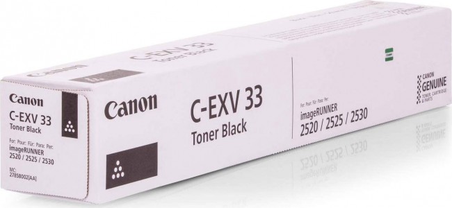 Canon C-EXV33 2785B002 Тонер для IR2520/2525/2530, Черный, 14600стр. Canon C-EXV33 2785B002 Тонер для IR2520/2525/2530, Черный, 14600стр.