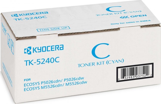 TK-5240C (1T02R7CNL0) оригинальный картридж Kyocera для принтера Kyocera P5026cdn/cdw M5526cdn/cdw cyan 3000, страниц TK-5240C (1T02R7CNL0) оригинальный картридж Kyocera для принтера Kyocera P5026cdn/cdw M5526cdn/cdw cyan 3000, страниц