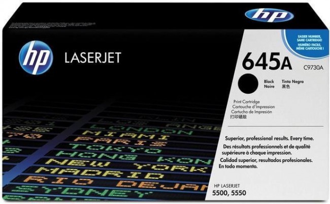 C9730A (645A) оригинальный картридж HP для принтера HP Color LaserJet 5500/ 5500n/ 5500dn/ 5500dtn/ 5500hdn/ 5550n/ 5550dn/ 5550dtn/ 5550hdn/ 5550dsn black, 13000 страниц C9730A (645A) оригинальный картридж HP для принтера HP Color LaserJet 5500/ 5500n/ 5500dn/ 5500dtn/ 5500hdn/ 5550n/ 5550dn/ 5550dtn/ 5550hdn/ 5550dsn black, 13000 страниц
