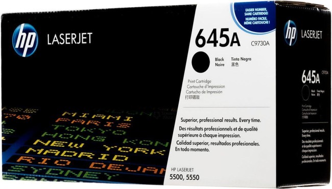 C9730A (645A) оригинальный картридж HP для принтера HP Color LaserJet 5500/ 5500n/ 5500dn/ 5500dtn/ 5500hdn/ 5550n/ 5550dn/ 5550dtn/ 5550hdn/ 5550dsn black, 13000 страниц C9730A (645A) оригинальный картридж HP для принтера HP Color LaserJet 5500/ 5500n/ 5500dn/ 5500dtn/ 5500hdn/ 5550n/ 5550dn/ 5550dtn/ 5550hdn/ 5550dsn black, 13000 страниц