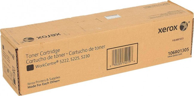 Картридж Xerox 106R01305 для Xerox RX WC 5225/5230 оригинальный, 30 000 стр.
