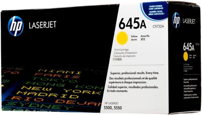 C9732A (645A) оригинальный картридж HP для принтера HP Color LaserJet 5500/ 5500n/ 5500dn/ 5500dtn/ 5500hdn/ 5550n/ 5550dn/ 5550dtn/ 5550hdn/ 5550dsn yellow, 12000 страниц C9732A (645A) оригинальный картридж HP для принтера HP Color LaserJet 5500/ 5500n/ 5500dn/ 5500dtn/ 5500hdn/ 5550n/ 5550dn/ 5550dtn/ 5550hdn/ 5550dsn yellow, 12000 страниц