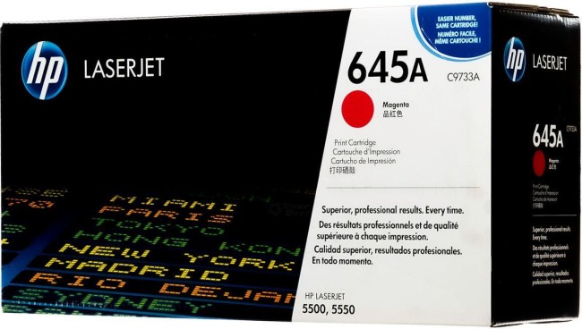 C9733A (645A) оригинальный картридж HP для принтера HP Color LaserJet 5500/ 5500n/ 5500dn/ 5500dtn/ 5500hdn/ 5550n/ 5550dn/ 5550dtn/ 5550hdn/ 5550dsn magenta, 12000 страниц C9733A (645A) оригинальный картридж HP для принтера HP Color LaserJet 5500/ 5500n/ 5500dn/ 5500dtn/ 5500hdn/ 5550n/ 5550dn/ 5550dtn/ 5550hdn/ 5550dsn magenta, 12000 страниц