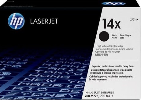 CF214X (14X) оригинальный картридж HP для принтера HP LaserJet Enterprise 700 M712n/ M712dn/ M712xh/ M725dn/ M725f/ M725z/ M725z+ black, 17500 страниц CF214X (14X) оригинальный картридж HP для принтера HP LaserJet Enterprise 700 M712n/ M712dn/ M712xh/ M725dn/ M725f/ M725z/ M725z+ black, 17500 страниц