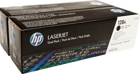 Картридж HP CE320AD (128A) Black оригинальный для HP Color LaserJet Pro CP1525N/ CP1525NW/ CM1415, чёрный, двойная упаковка, 2*2000 страниц