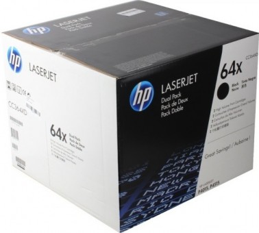 CC364XD (64X) оригинальный картридж HP для принтера HP LaserJet P4015/ P4015n/ P4015tn/ P4515/ P4515dn/ P4515n/ P4515tn/ P4515x/ P4515xm black, двойная упаковка 2*24000 страниц CC364XD (64X) оригинальный картридж HP для принтера HP LaserJet P4015/ P4015n/ P4015tn/ P4515/ P4515dn/ P4515n/ P4515tn/ P4515x/ P4515xm black, двойная упаковка 2*24000 страниц