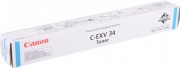 Canon C-EXV34C 3783B002 Тонер для IR Advance-C2000ser / C2020 / C2025 / C2030, Голубой, 16000стр.