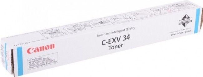 Canon C-EXV34C 3783B002 Тонер для IR Advance-C2000ser / C2020 / C2025 / C2030, Голубой, 16000стр.