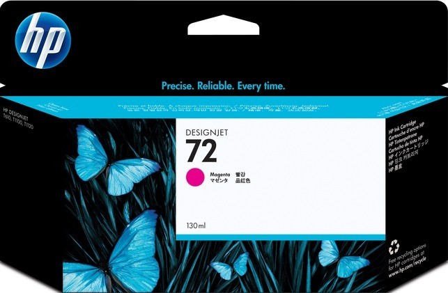 Картридж HP №72 (C9372A) Magenta оригинальный для HP DesignJet T610/ T620/ T770/ T790/ T795/ T1100/ T1120/ T1200/ T1300/ T2300, пурпурный 130ml Картридж HP №72 (C9372A) Magenta оригинальный для HP DesignJet T610/ T620/ T770/ T790/ T795/ T1100/ T1120/ T1200/ T1300/ T2300, пурпурный 130ml