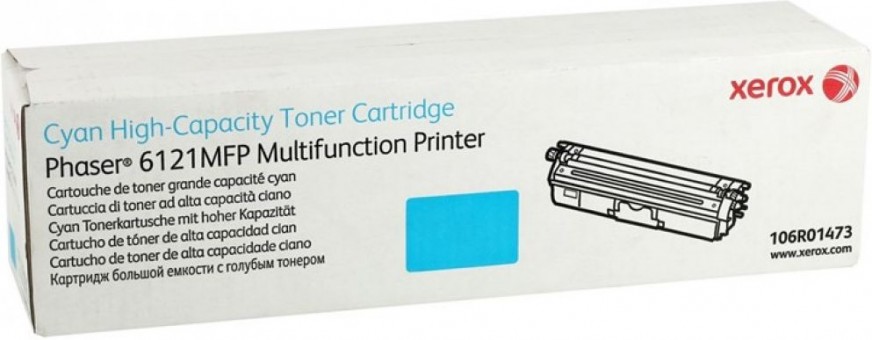 Картридж XEROX PHASER 6121 (106R01473) голубой 2,5k оригинальный Картридж XEROX PHASER 6121 (106R01473) голубой 2,5k оригинальный