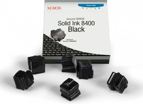 Картридж XEROX PHASER 8400 (108R00608) черный (6шт.)  Картридж XEROX PHASER 8400 (108R00608) черный (6шт.)