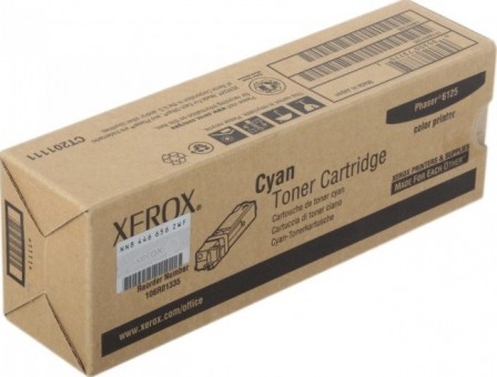 Картридж XEROX PHASER 6125 (106R01335) голубой 1к оригинальный