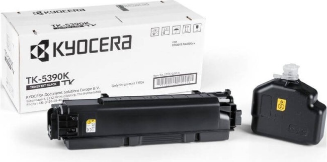 Картридж Kyocera TK-5390K (1T02Z10NL0) Black оригинальный для Kyocera ECOSYS PA4500cx, чёрный, 18000 страниц