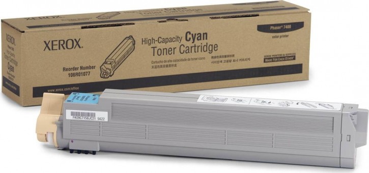 Картридж XEROX PHASER 7400 (106R01077) голубой 18k Картридж XEROX PHASER 7400 (106R01077) голубой 18k