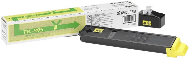 Картридж Kyocera TK-895Y (1T02K0ANL0) Yellow оригинальный для Kyocera FS-C8020MFP/ FS-C8025MFP/ FS-C8520MFP/ FS-C8525MFP, жёлтый, 6000 страниц Картридж Kyocera TK-895Y (1T02K0ANL0) Yellow оригинальный для Kyocera FS-C8020MFP/ FS-C8025MFP/ FS-C8520MFP/ FS-C8525MFP, жёлтый, 6000 страниц