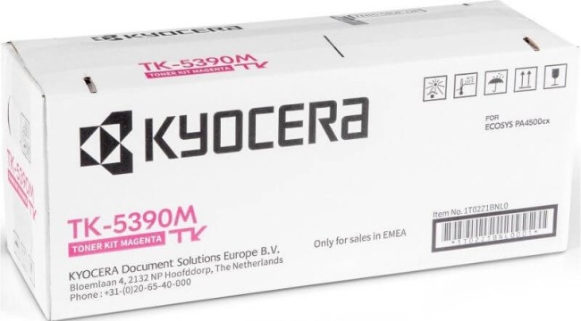 Картридж Kyocera TK-5390M (1T02Z1BNL0) Magenta оригинальный для Kyocera ECOSYS PA4500cx, пурпурный, 13000 страниц