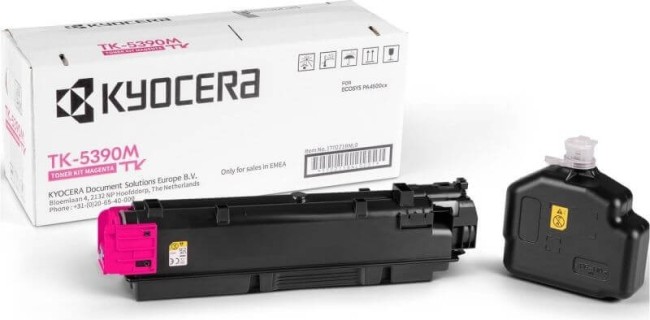 Картридж Kyocera TK-5390M (1T02Z1BNL0) Magenta оригинальный для Kyocera ECOSYS PA4500cx, пурпурный, 13000 страниц