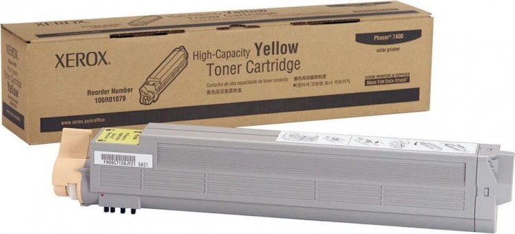 Картридж XEROX PHASER 7400 (106R01079) желтый 18k Картридж XEROX PHASER 7400 (106R01079) желтый 18k