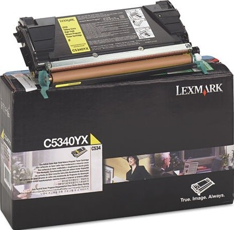 C5340YX оригинальный картридж Lexmark для принтера Lexmark C534 Return, yellow, 7000 страниц