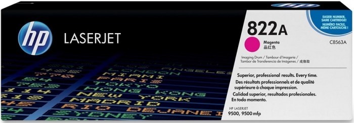 C8563A (822A) оригинальный барабан HP для принтера HP Color LaserJet 9500/ 9500n/ 9500gp/ 9500hdn/ 9500mfp Drum Unit magenta, 40000 страниц C8563A (822A) оригинальный барабан HP для принтера HP Color LaserJet 9500/ 9500n/ 9500gp/ 9500hdn/ 9500mfp Drum Unit magenta, 40000 страниц