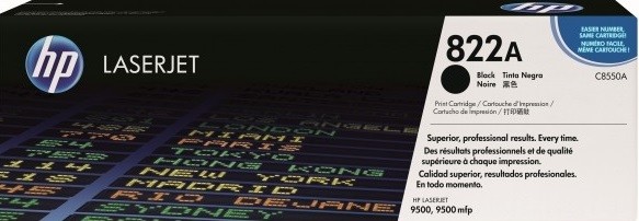 C8550A (822A) оригинальный картридж HP для принтера HP Color LaserJet 9500/ 9500n/ 9500gp/ 9500hdn/ 9500mfp black, 25000 страниц