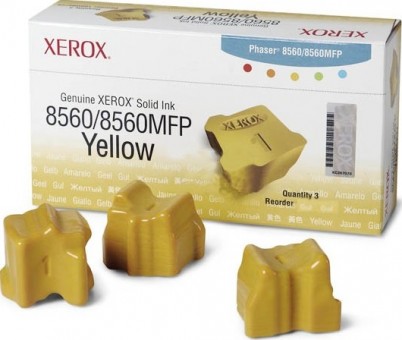 Картридж XEROX PHASER 8560 (108R00766) желтый (3шт.)  Картридж XEROX PHASER 8560 (108R00766) желтый (3шт.)