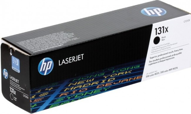 CF210X (131X) оригинальный картридж HP для принтера HP Color LaserJet Pro 200 M251/ MFP M276 black, 2400 страниц CF210X (131X) оригинальный картридж HP для принтера HP Color LaserJet Pro 200 M251/ MFP M276 black, 2400 страниц