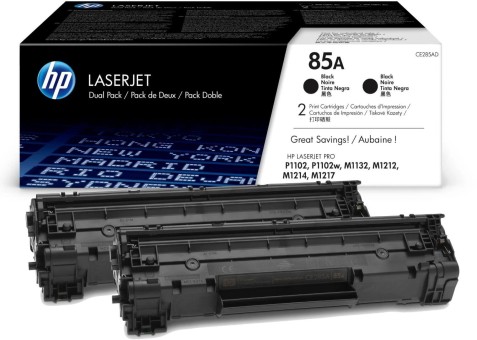 Картридж HP CE285AF/CE285AD (85A) оригинальный для HP LaserJet Pro P1102/ P1104/ P1106/ P1107/ P1108/ P1109/ M1132/ M1134/ M1136/ M1137/ M1138/ M1139/ M1212/ M1213/ M1214/ M1216/ M1217, двойная упаковка, 2*1600 страниц Картридж HP CE285AF/CE285AD (85A) оригинальный для HP LaserJet Pro P1102/ P1104/ P1106/ P1107/ P1108/ P1109/ M1132/ M1134/ M1136/ M1137/ M1138/ M1139/ M1212/ M1213/ M1214/ M1216/ M1217, двойная упаковка, 2*1600 страниц