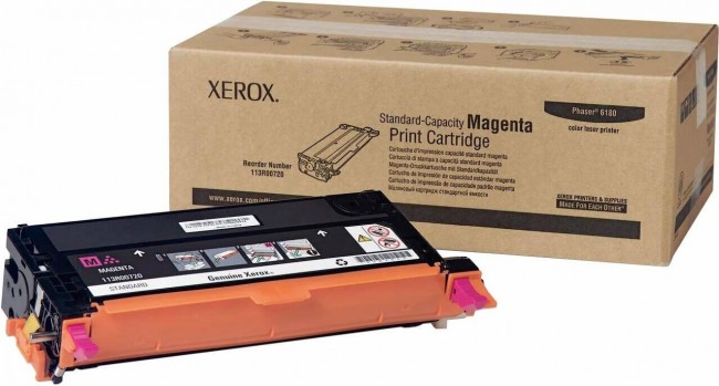 Картридж Xerox 113R00720 для Xerox Phaser 6180 magenta оригинальный, 2000 стр.