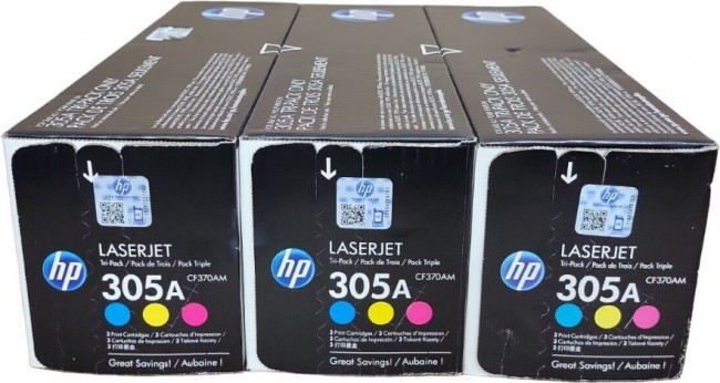 CF370AM (CE411A+CE412A+CE413A) (305A) набор картриджей HP оригинальный для принтера HP CLJ Color M351/ M375/ M451/ M475 CLJ Pro 300 Color M351/ Pro 400 Color M451/ Pro 300 Color MFP M375/ Pro 400 Color MFP M475 CYM Tri-Pack LaserJet Toner Cartridge, 3*260 CF370AM (CE411A+CE412A+CE413A) (305A) набор картриджей HP оригинальный для принтера HP CLJ Color M351/ M375/ M451/ M475 CLJ Pro 300 Color M351/ Pro 400 Color M451/ Pro 300 Color MFP M375/ Pro 400 Color MFP M475 CYM Tri-Pack LaserJet Toner Cartridge, 3*260