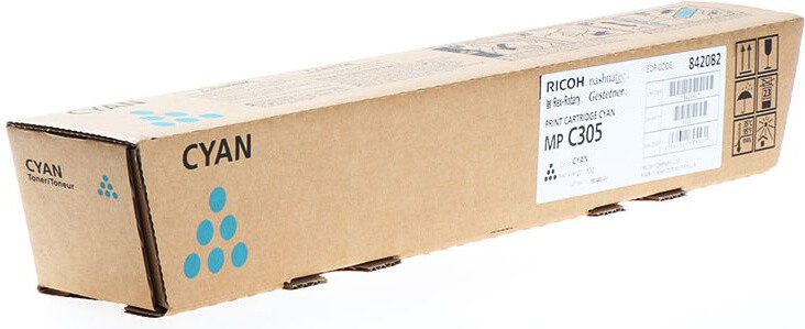 Картридж Ricoh MPC305E (842082) оригинальный для Ricoh Aficio MP C305SP/ C305SPF, голубой, 4000 стр. Картридж Ricoh MPC305E (842082) оригинальный для Ricoh Aficio MP C305SP/ C305SPF, голубой, 4000 стр.