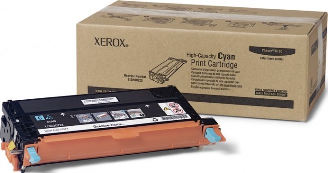 Картридж Xerox 113R00723 для Xerox Phaser 6180 cyan оригинальный, 6000 стр. Картридж Xerox 113R00723 для Xerox Phaser 6180 cyan оригинальный, 6000 стр.