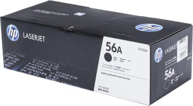 HP CF256A Оригинальный картридж 56A для HP LaserJet Pro M436N/ DN/ NDA черный, 7400 страниц HP CF256A Оригинальный картридж 56A для HP LaserJet Pro M436N/ DN/ NDA черный, 7400 страниц