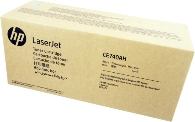 Картридж HP CE740AH (307A) Black оригинальный для HP Color LaserJet CP5220/ CP5225, чёрный, 7000 стр.