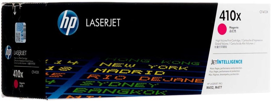 Картридж HP CF413X (410X) Magenta оригинальный для HP Color LaserJet Pro M377/ M477/ M452, пурпурный, увеличенный, 5000 страниц