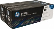 CC530AD (304A) оригинальный картридж HP для принтера HP Color LaserJet CP2025/ CM2320 CM2320/ CM2320fxi/ CM2320nf/ CP2025/ CP2025dn/ CP2025n black, двойная упаковка 2*3500 страниц