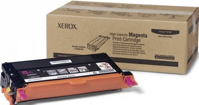 Картридж Xerox 113R00724 для Xerox Phaser 6180 magenta оригинальный, 6000 стр. Картридж Xerox 113R00724 для Xerox Phaser 6180 magenta оригинальный, 6000 стр.