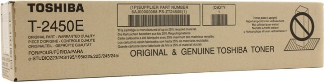 Тонер TOSHIBA E-Studio 195/223 (т,о,675) T-2450E 25k Тонер TOSHIBA E-Studio 195/223 (т,о,675) T-2450E 25k