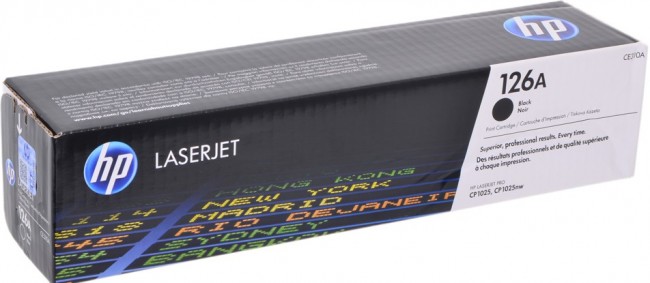 CE310A (126A) оригинальный картридж HP для принтера HP Color LaserJet CP1025/ CP1025nw/ M175nw/ M275 black, 1200 страниц CE310A (126A) оригинальный картридж HP для принтера HP Color LaserJet CP1025/ CP1025nw/ M175nw/ M275 black, 1200 страниц